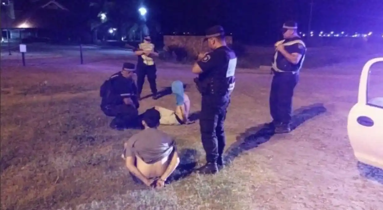 Control vial en ruta 13 terminó con dos detenidos con cocaína y marihuana