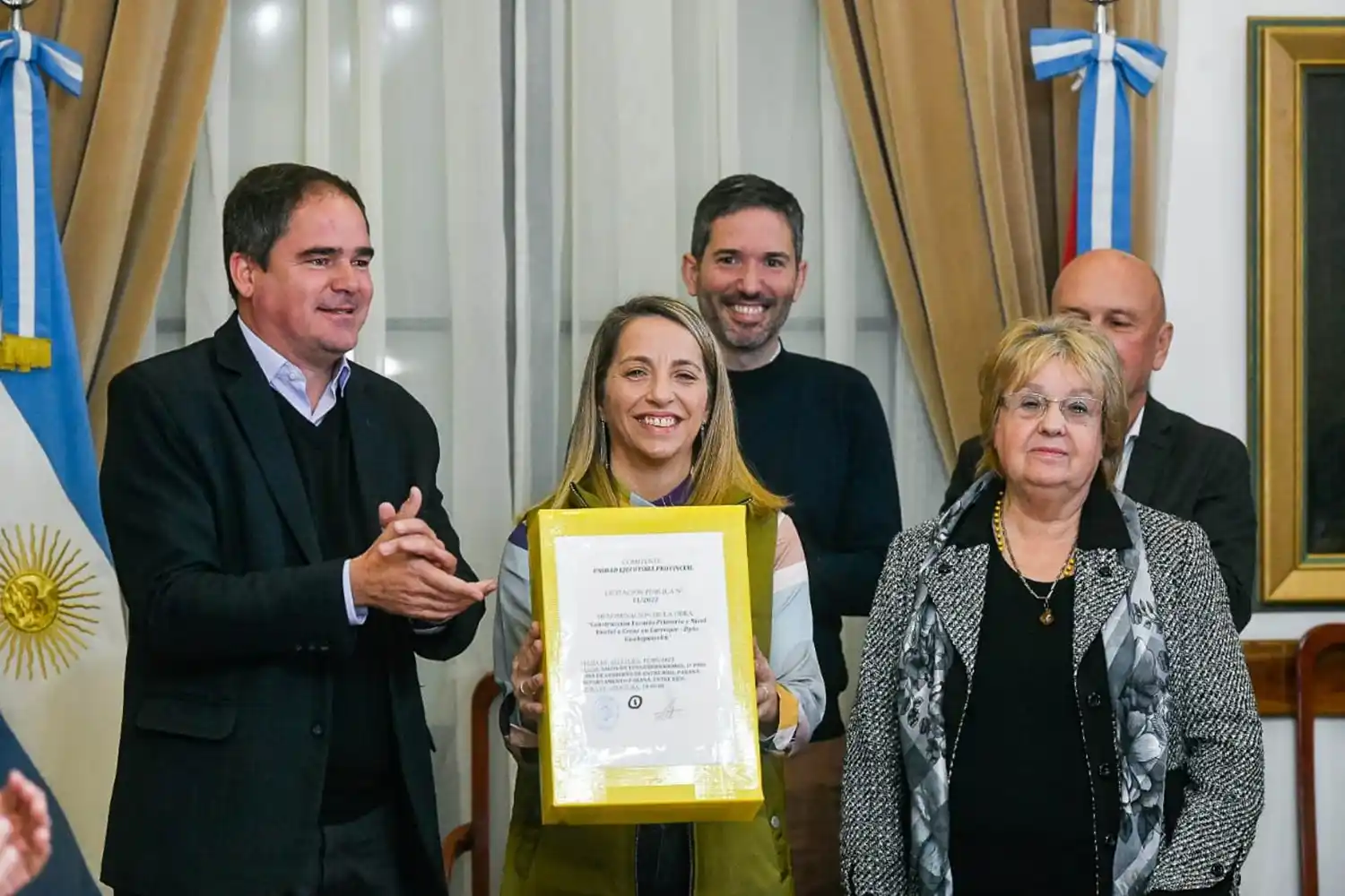 Se realizó la apertura de sobres para la construcción de un edificio escolar en Larroque
