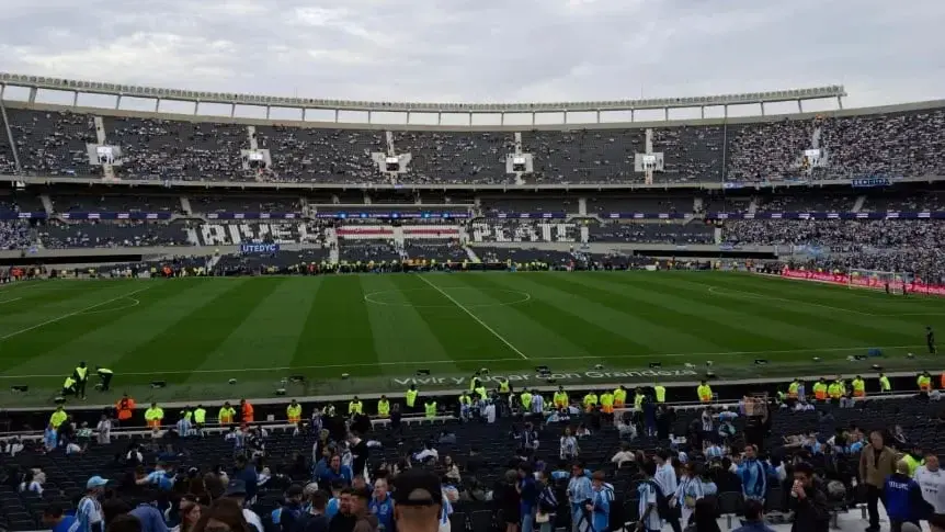 El Monumental listo para el evento