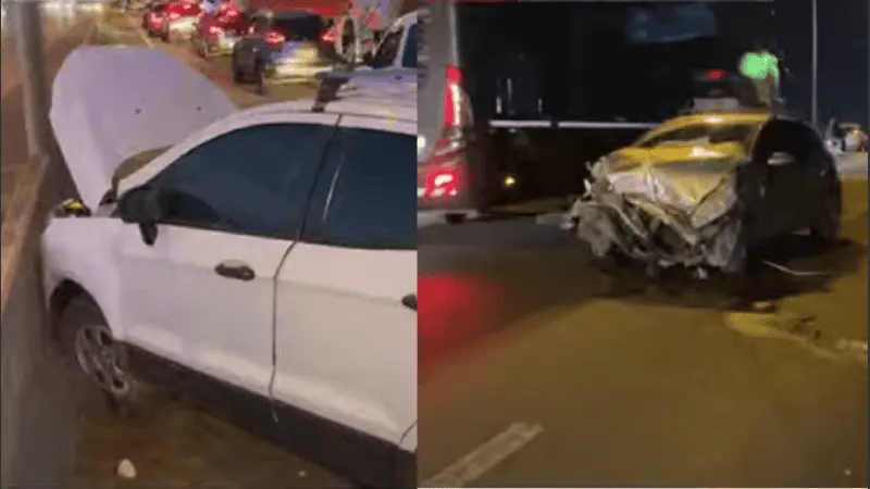 Dos choques se produjeron sobre avenida Circunvalación en pocos minutos y a metros de distancia