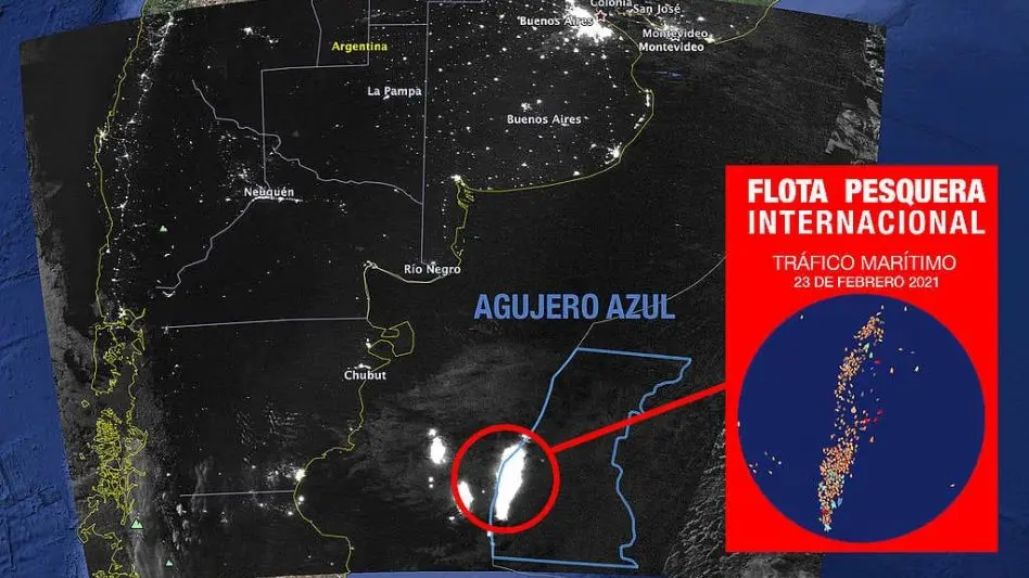 "Es una verdadera amenaza ambiental para el Mar Argentino"