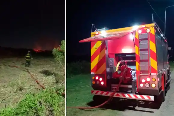 Importante intervención de Bomberos en el límite entre Rafaela y Bella Italia: ¿qué sucedió?