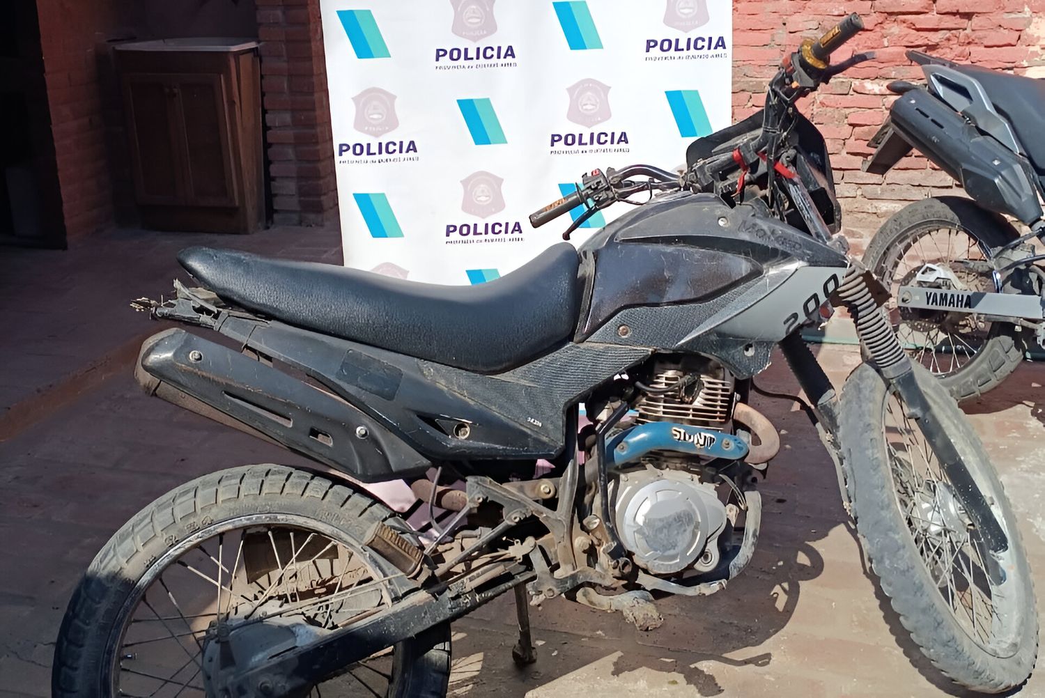 Secuestran en el centro una moto con numeración suprimida