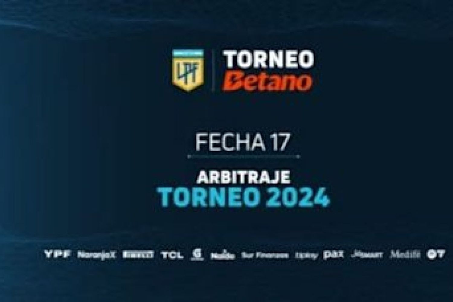 Ternas arbitrales confirmadas para la fecha 17