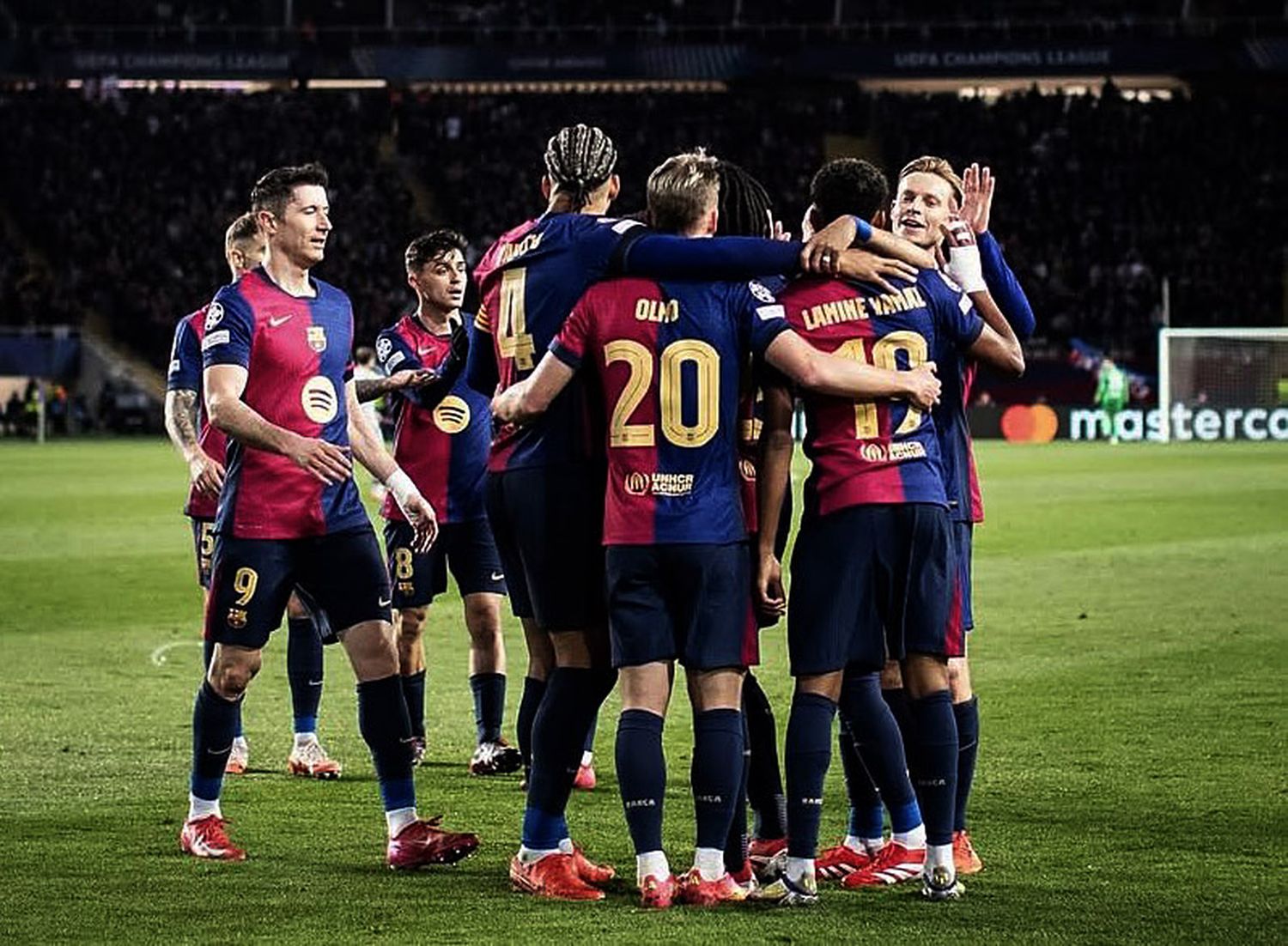 Se clasificaron Barcelona, PSG, Bayern Múnich e Inter