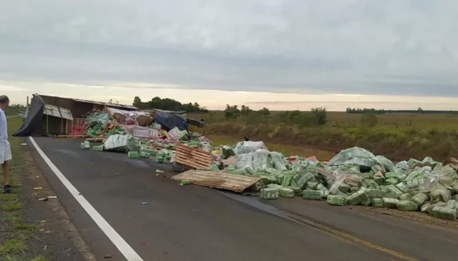 Dos muertos tras choque de un camión que iba a Entre Ríos