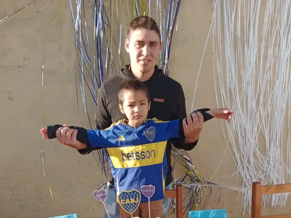 La foto de Martín, que enviaron sus familiares a La Opinión.