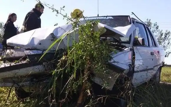 Un hombre resultó lesionado tras un despiste en Ruta Provincial 65
