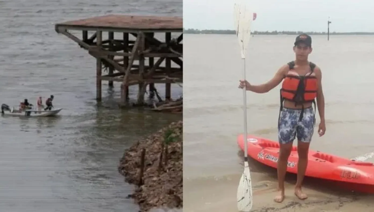 Tragedia en el río Paraná: Pescador desaparece en medio de una tormenta