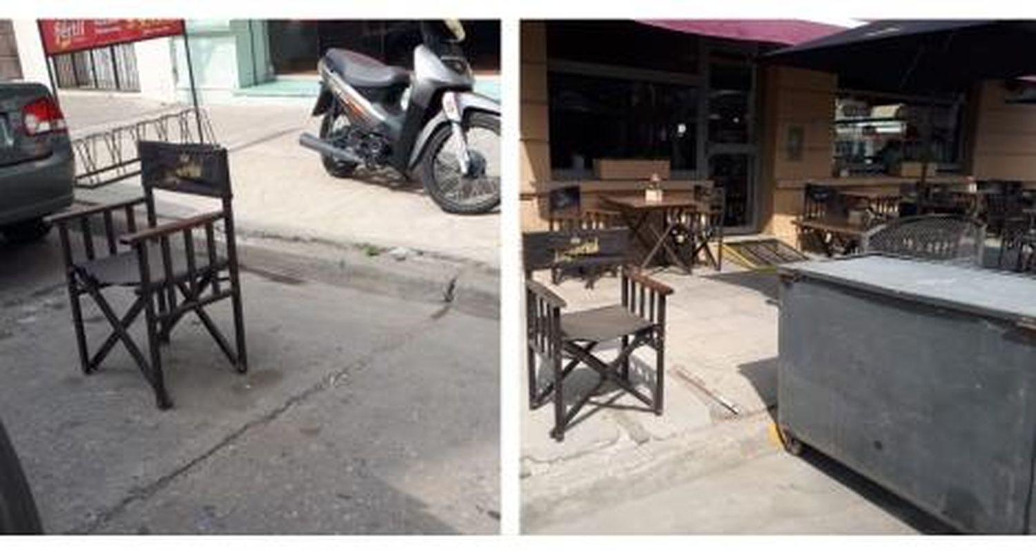 Quejas por “reserva de estacionamiento”