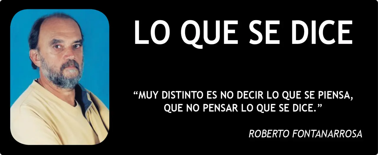 Lo que se dice