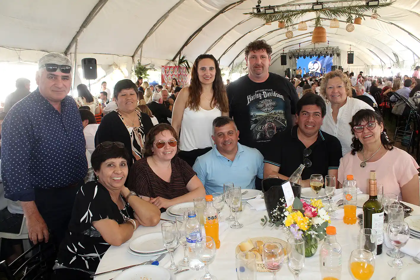 Gran almuerzo de Bomberos en imágenes