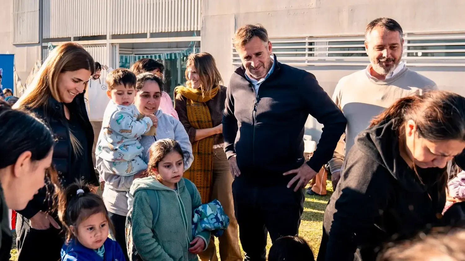 Encuentro con familias en el CDI de San Alejo.