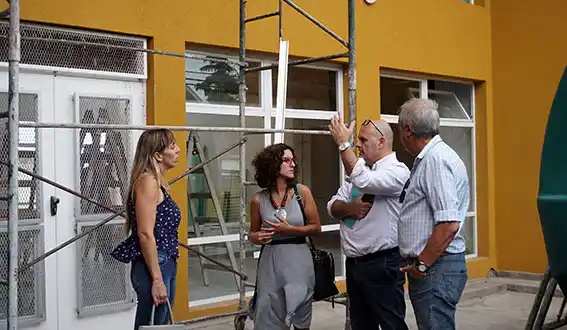 La Provincia refuerza el compromiso de terminar Polivalente