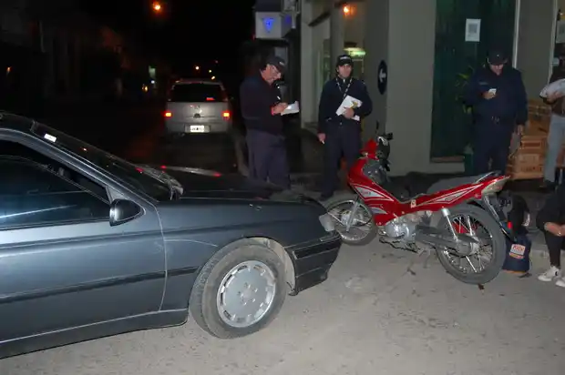 Se quedó sin frenos y casi se origina un grave accidente 