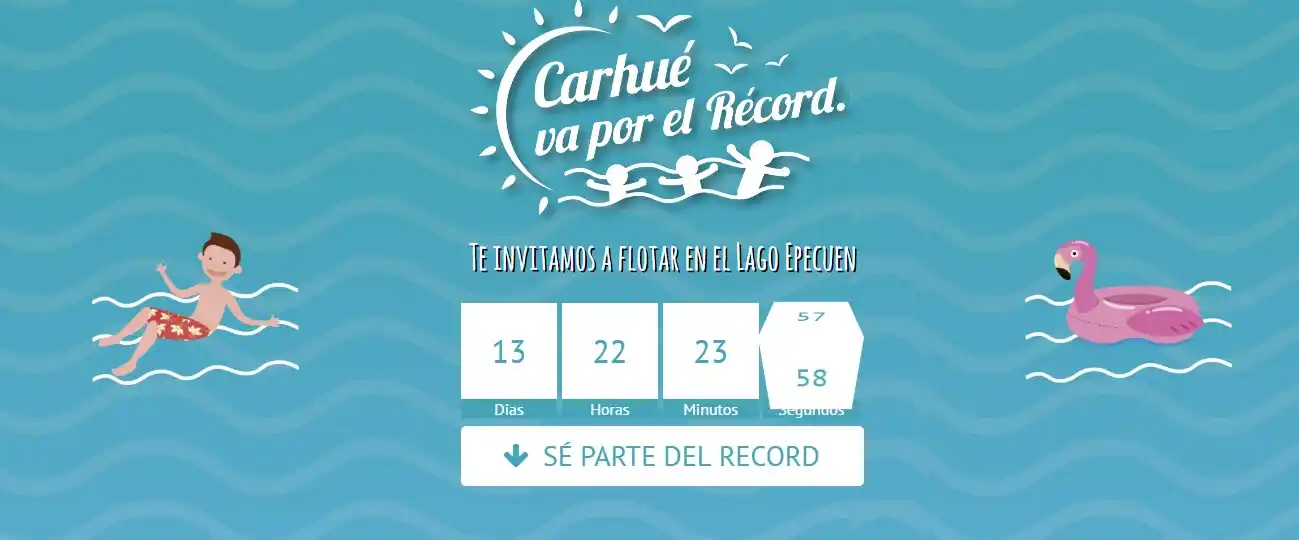 Epecuén: Buscan entrar en el libro Guinnes con un particular record 