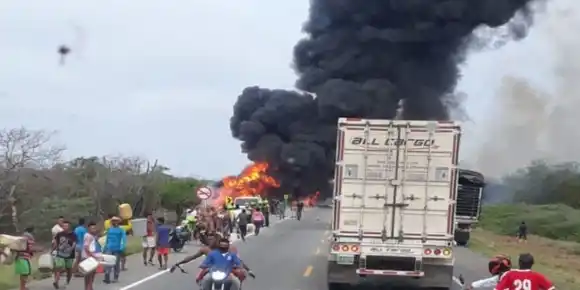 Ya son 24 los fallecidos por la explosión del camión con combustible en Colombia