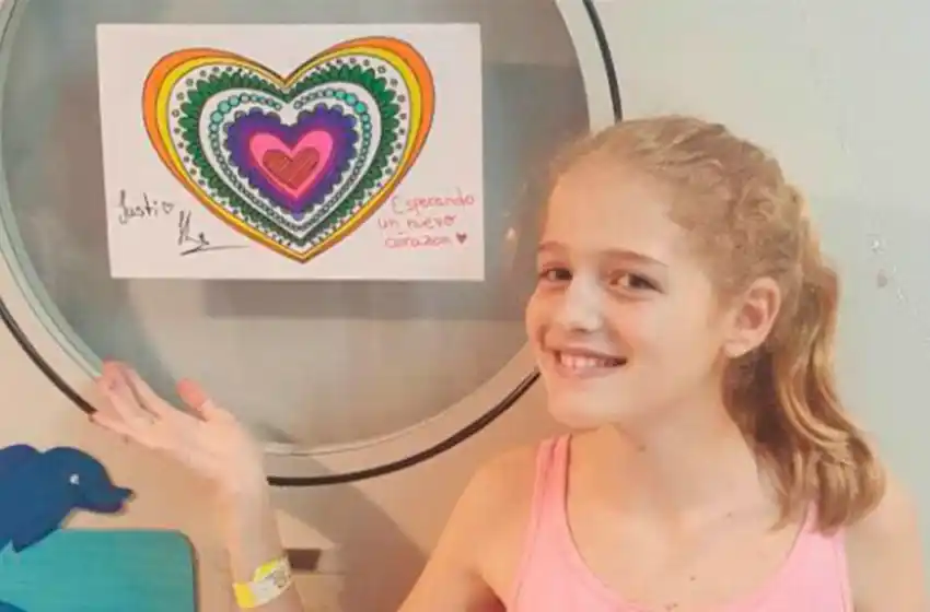 Falleció Justina, la menor que esperaba un trasplante de corazón