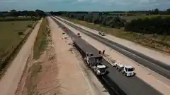 Avanza la obra de conexión de la Autopista Ezeiza-Cañuelas con la Ruta 3