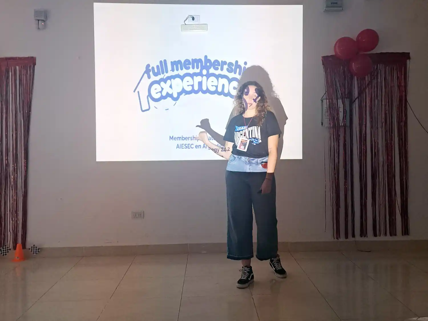 Renata Biglieri, de AIESEC Argentina, visitó la subsede en Gualeguay