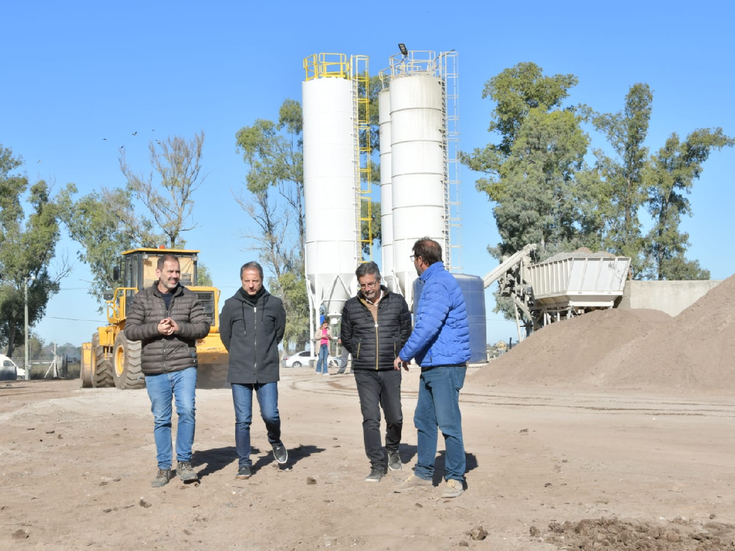 El municipio amplía su Planta Hormigonera para seguir aumentando la producción