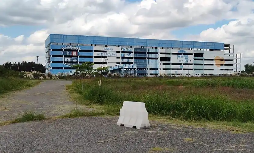 En el lugar, ahora en manos privadas, funcionó el vacunatorio COVID.