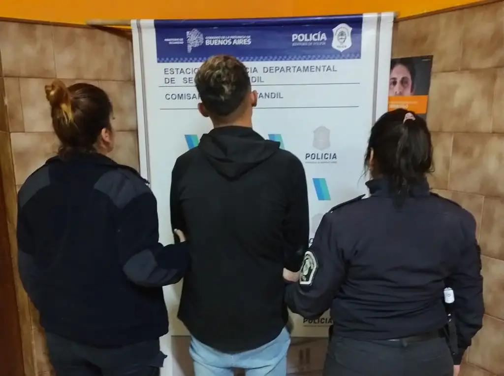 El joven apresado a los minutos del atraco que ahora fue condenado a prisión.