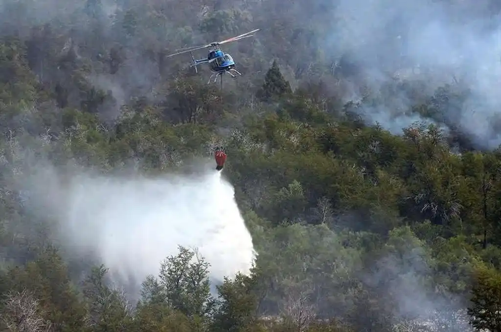 Parque Lanín: narcotraficantes se perdieron y provocaron un incendio para ser encontrados