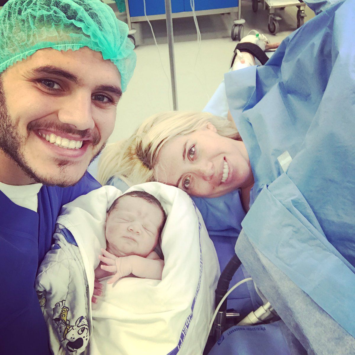 Nació Isabella, la segunda hija de Wanda Nara y Mauro Icardi