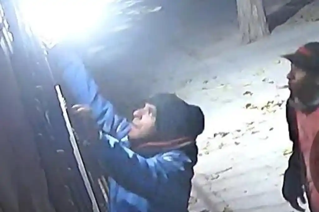 Los propietarios de la casa descubrieron el robo al revisar las grabaciones de las cámaras de seguridad.