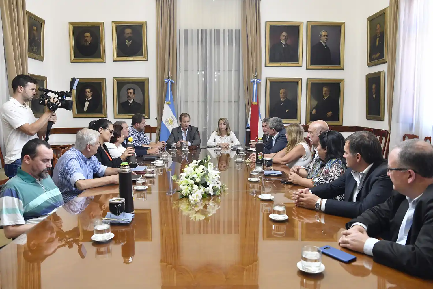 Bordet definió prioridades con senadores justicialistas