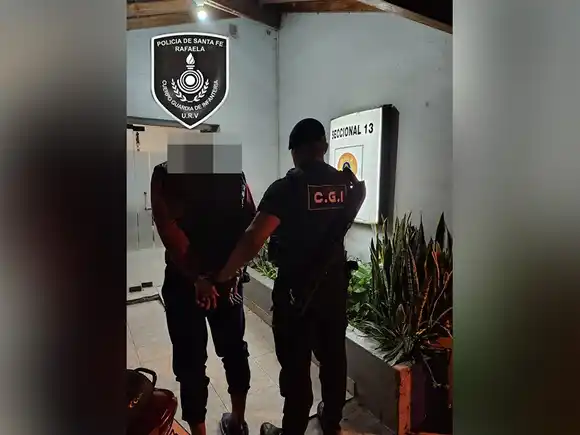 Detuvieron a un hombre armado en Rafaela: tenía un revolver