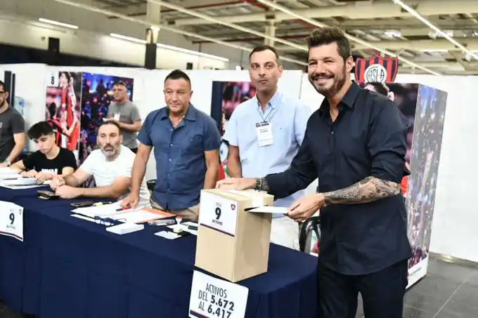 Tinelli es el presidente de San Lorenzo