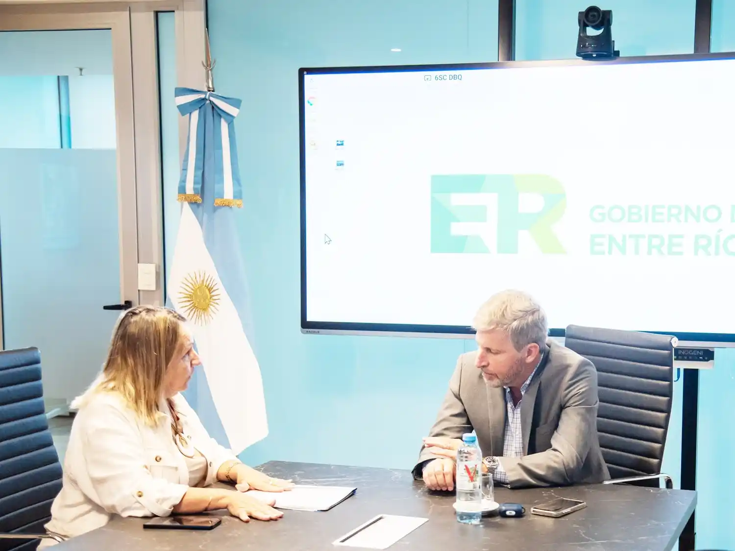 El Gobernador y la Intendenta de Gualeguay dialogaron sobre necesidades ambientales y viales de la localidad