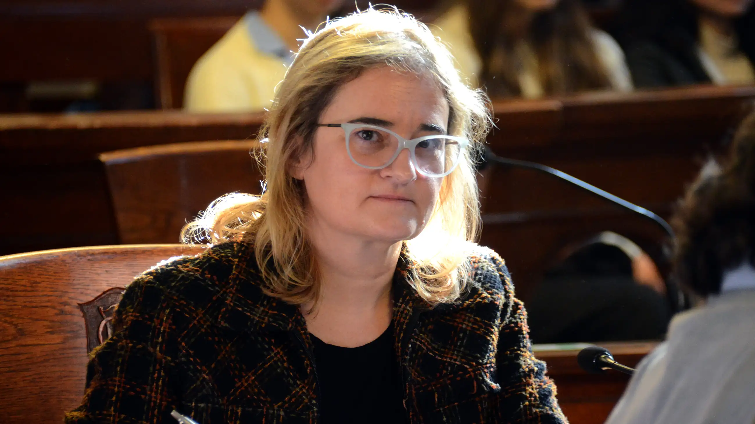 La concejal de Juntos – UCR María Haydeé Condino.