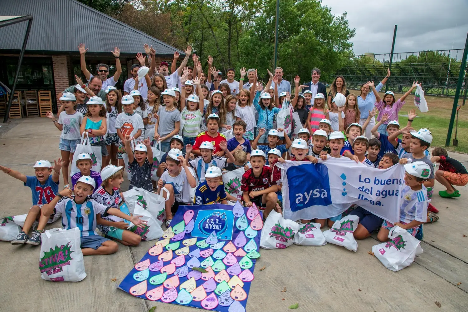 AySA: Malena Galmarini participó de las actividades de cierre de colonias en Tigre