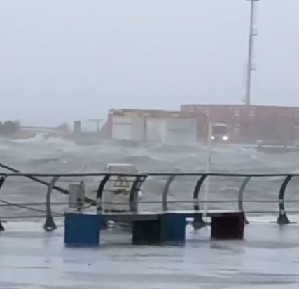 Temporal: El paso del "ciclón" deja fuertes vientos con caída de árboles y techos, evacuados y anegamientos en Provincia