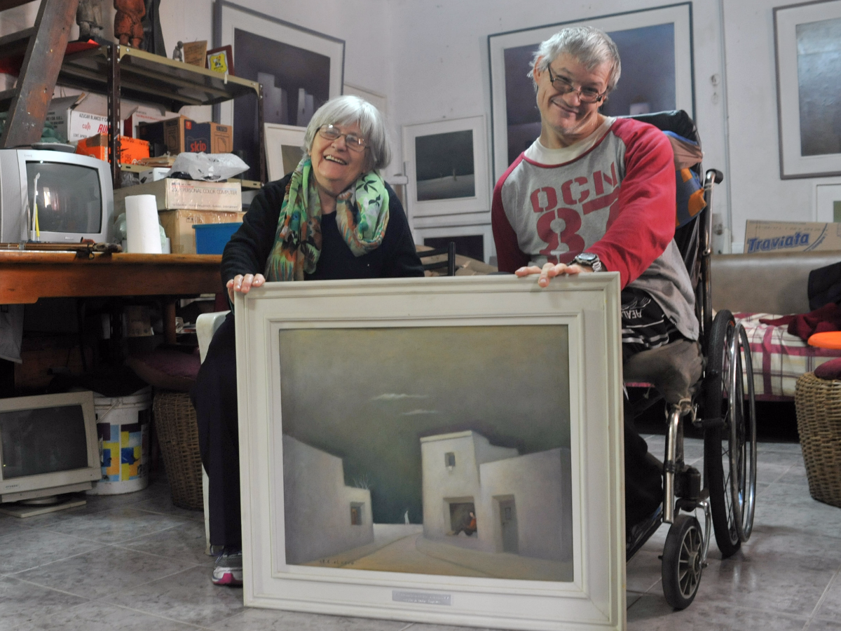 Una pintura regresa a la  familia Olocco para reflejar  un amor de juventud 