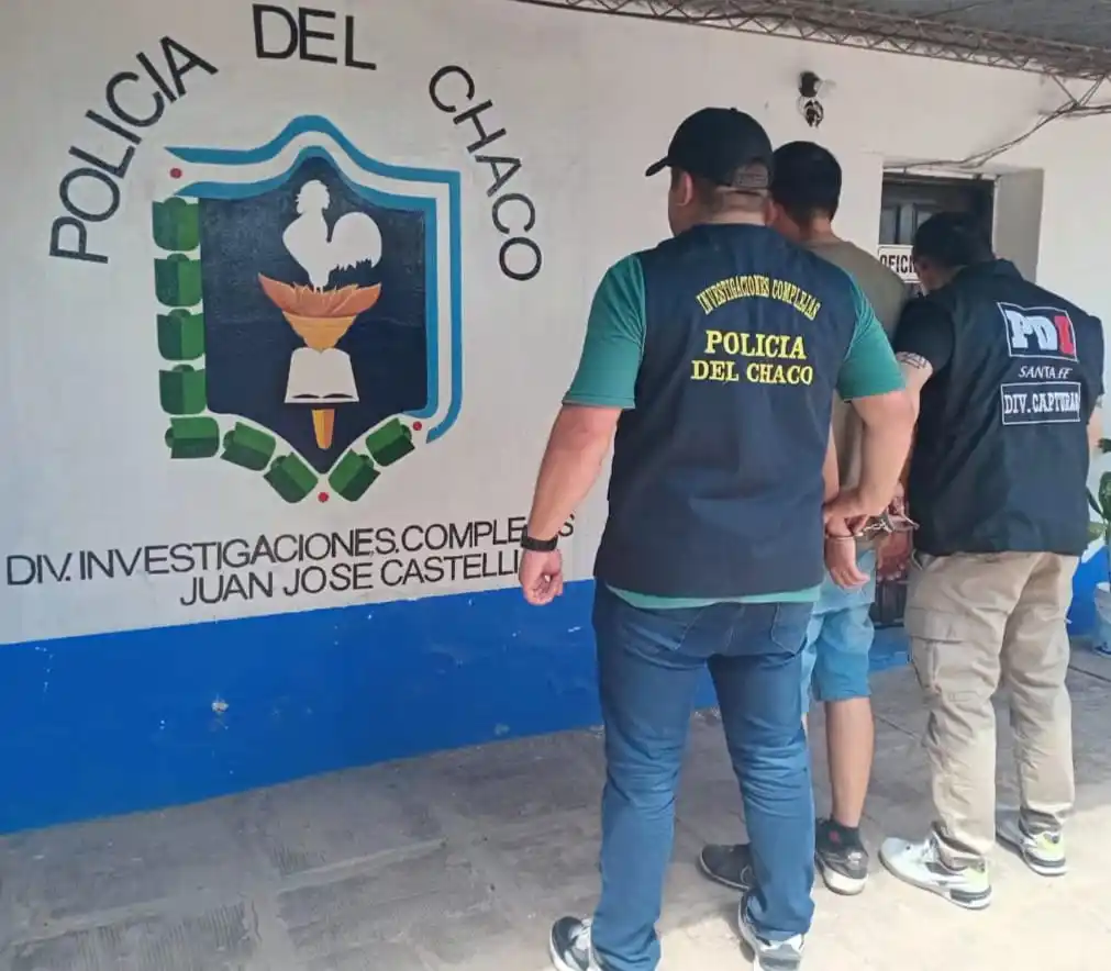 Trasladaron a Santa Fe a un detenido en Chaco acusado de integrar una banda de entraderas