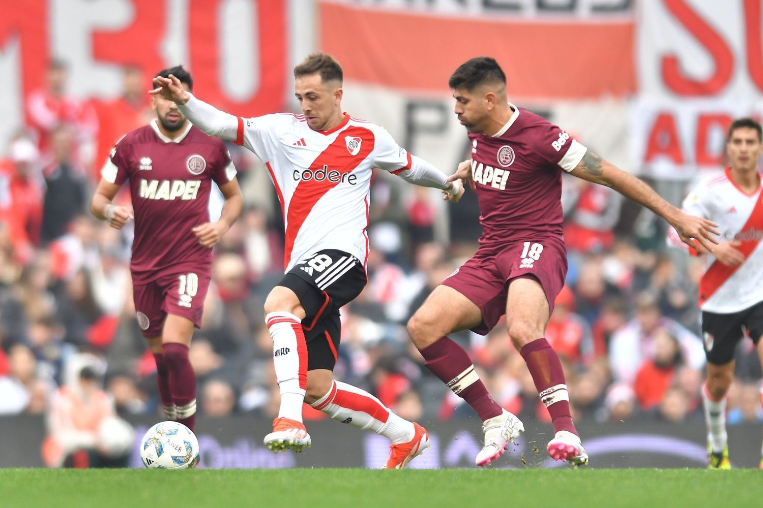 River empató 2-2 con Lanús. Un partido vibrante en el Monumental