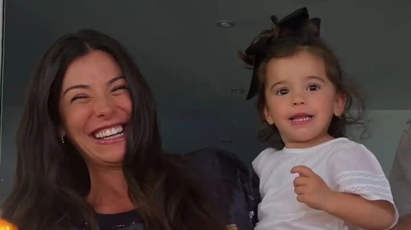 China Ansa con India, su hija de dos años. Foto: Instagram/chinitaansa