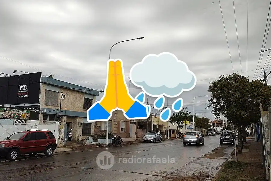 ¿Llegará hoy, de una vez por todas, la lluvia a Rafaela?