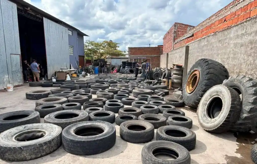 Cubiertas. Secuestradas durante un reciente operativo policial