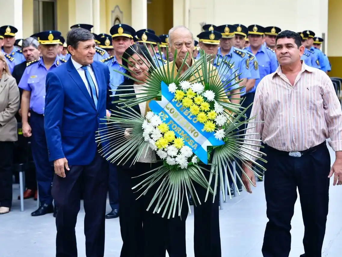 Emotivo homenaje a los policías formoseños caídos en cumplimiento del deber