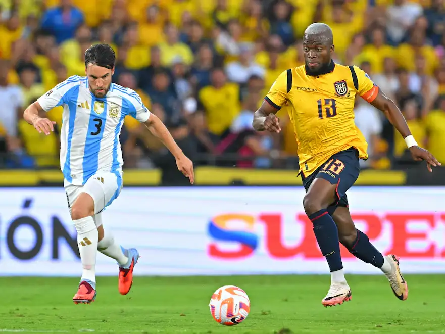 Sin Messi, Argentina perdió 1-0 ante Ecuador por la última fecha de las Eliminatorias