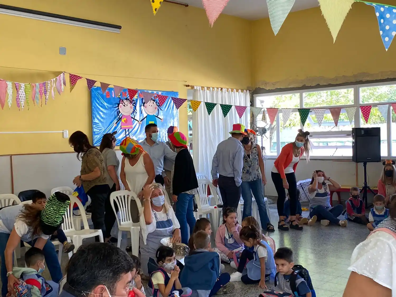 Empezaron las clases: autoridades inauguraron el ciclo lectivo 2022 en el jardín 901
