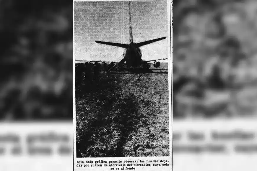 pánico y terror en el aire por el avión que aterrizó en la región - 3
