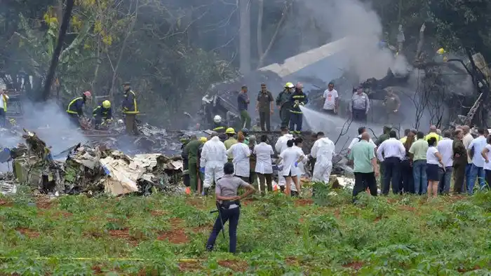 Se estrelló un avión en La Habana