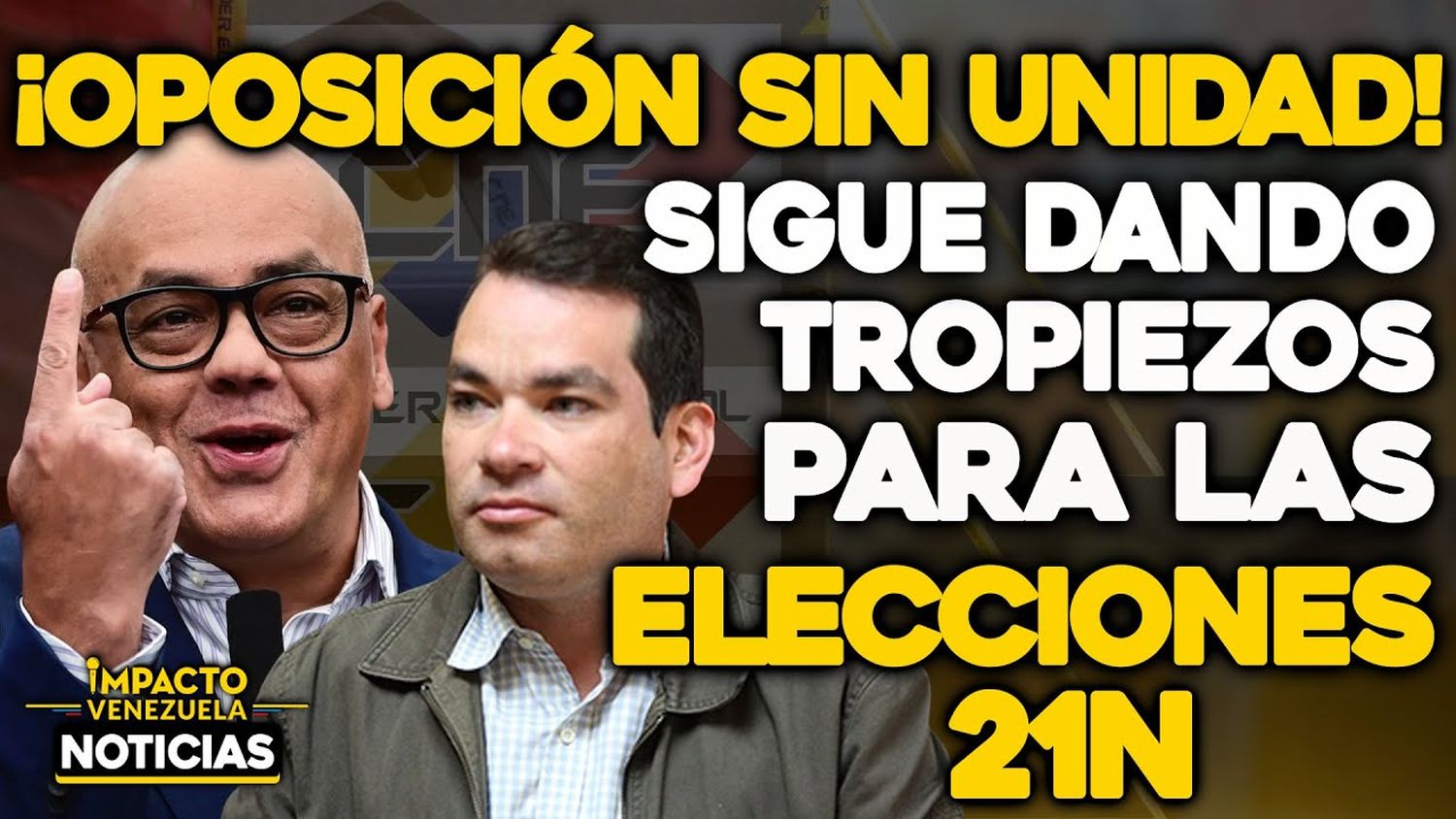 VIDEO – NOTICIAS IMPACTO VENEZUELA – ¡OPOSICIÓN SIN UNIDAD! sigue dando tropiezos para las elecciones 21N