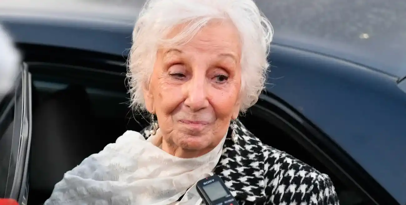 Estela de Carlotto fue dada de alta este martes y se encuentra en buen estado.